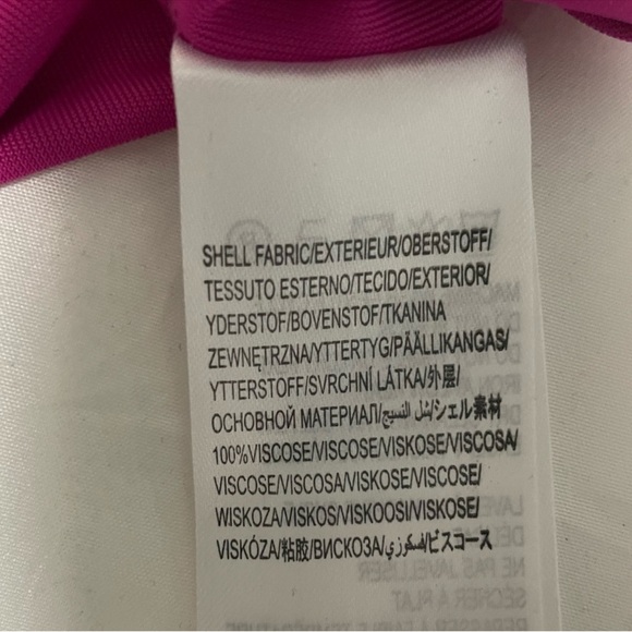 FARM Rio Hot Pink Knot-Neck Long-Sleeve Bodysuit - Picture 6 of 7